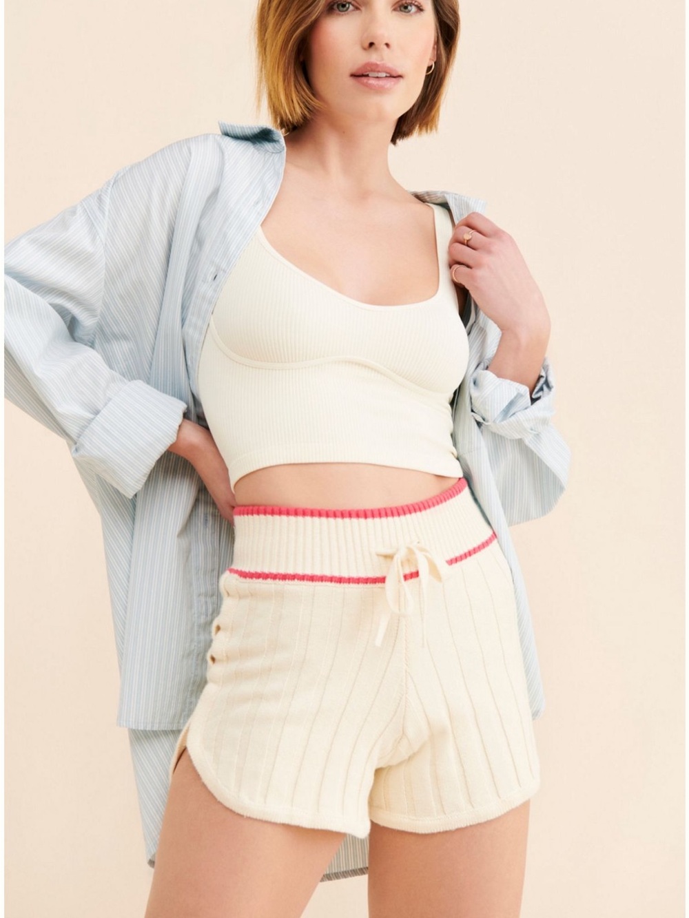 Anthropologie Organic Cotton / Cashmere Shorts